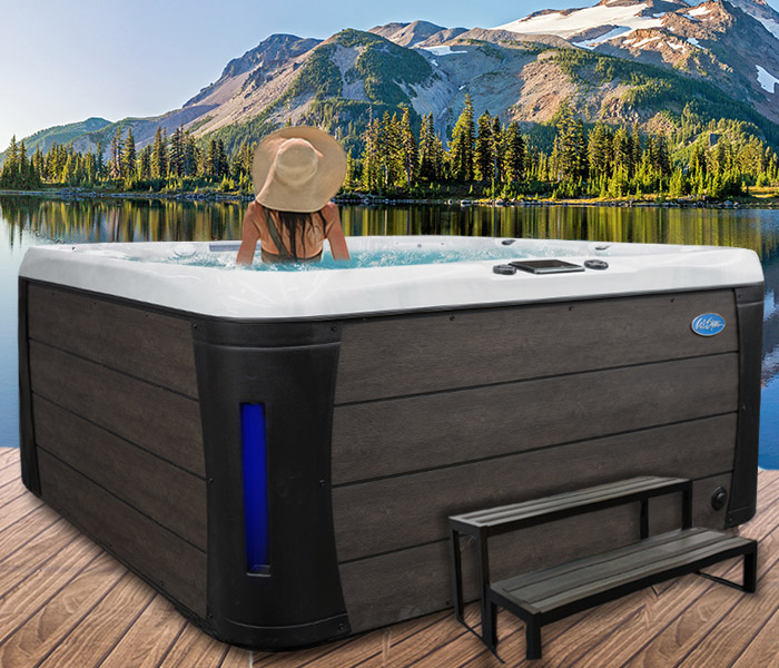 Calspas hot tub being used in a family setting - hot tubs spas for sale Chicago